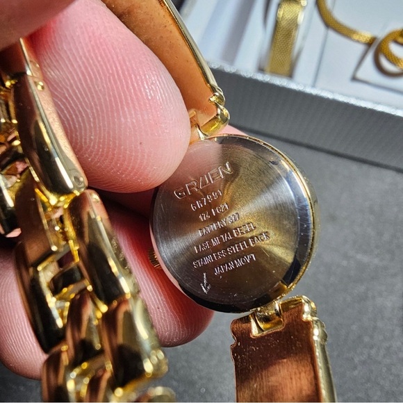 Gruen Ladies Quartz Watch GR7991 Working Set With Bracelet Necklace And Earrings - Picture 11 of 12